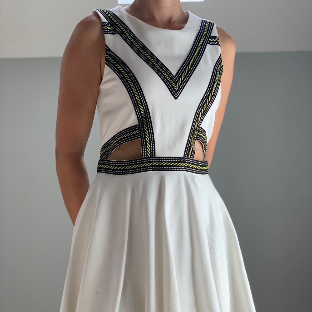 Bebe White Dress